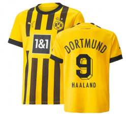 2022-2023 Borussia Dortmund Home Shirt (Kids) (HAALAND 9) - XSB