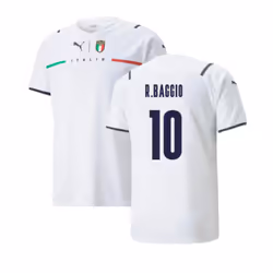 2021-2022 Italy Away Shirt (R.BAGGIO 10) - S