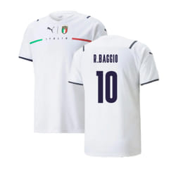 2021-2022 Italy Away Shirt (R.BAGGIO 10) - S