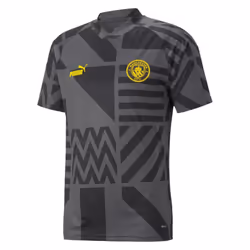 2022-2023 Man City Pre-Match Jersey (Black) (HAALAND 9) - M