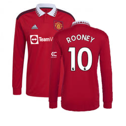2022-2023 Man Utd Long Sleeve Home Shirt (ROONEY 10) - 3XL