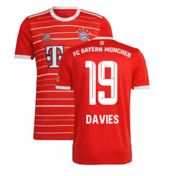 2022-2023 Bayern Munich Home Shirt (Kids) (DAVIES 19) - XLB