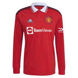 2022-2023 Man Utd Long Sleeve Home Shirt (RONALDO 7) - M