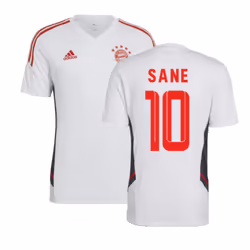 2022-2023 Bayern Munich Training Shirt (White) (SANE 10) - L