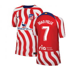2022-2023 Atletico Madrid Home Shirt (Kids) (JOAO FELIX 7) - LB
