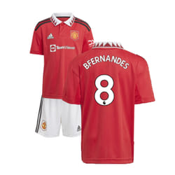 2022-2023 Man Utd Home Mini Kit (B  FERNANDES 8) - 4-5 Years