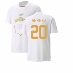 2022-2023 Serbia Away Shirt (SERGEJ 20) - XL