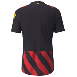 2022-2023 Man City Authentic Away Shirt (J ALVAREZ 19) - S