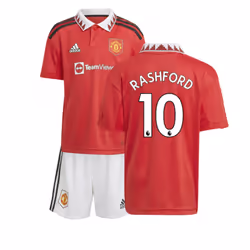 2022-2023 Man Utd Home Mini Kit (RASHFORD 10) - 18-24 Months