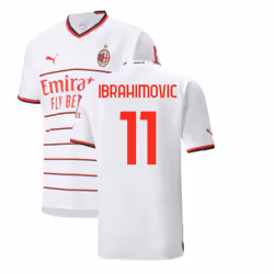 2022-2023 AC Milan Authentic Away Shirt (IBRAHIMOVIC 11) - XL
