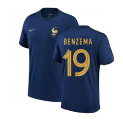 2022-2023 France Home Shirt (BENZEMA 19) - XL