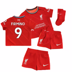 Liverpool 2021-2022 Home Baby Kit (FIRMINO 9) - 9-12 Months