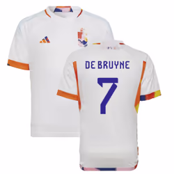 2022-2023 Belgium Away Shirt (Kids) (DE BRUYNE 7) - XXL
