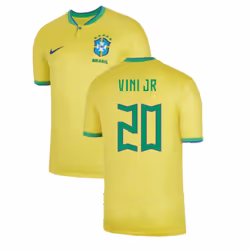 2022-2023 Brazil Home Shirt (VINI JR 20) - XXL