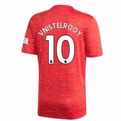 2020-2021 Man Utd Adidas Home Football Shirt (Kids) (V.NISTELROOY 10) - MB