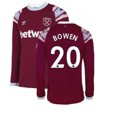 2022-2023 West Ham Long Sleeve Home Shirt (BOWEN 20) - 3XL
