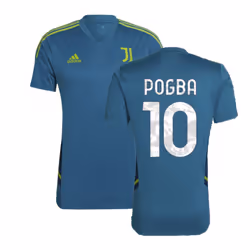 2022-2023 Juventus Training Shirt (Active Teal) (POGBA 10) - M
