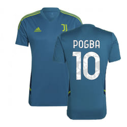 2022-2023 Juventus Training Shirt (Active Teal) (POGBA 10) - M