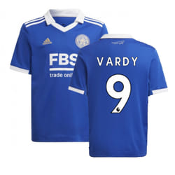 2022-2023 Leicester City Home Shirt (Kids) (VARDY 9) - XLB