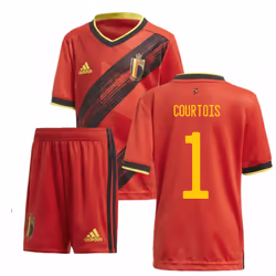 2020-2021 Belgium Home Adidas Mini Kit (COURTOIS 1) - 3-4 Years