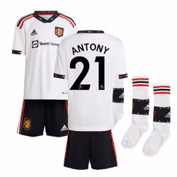 2022-2023 Man Utd Away Mini Kit (ANTONY 21) - 18-24 Months