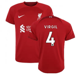 2022-2023 Liverpool Home Shirt (VIRGIL 4) - XS