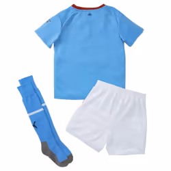 2022-2023 Man City Home Mini Kit (HAALAND 9) - 1-2 Years