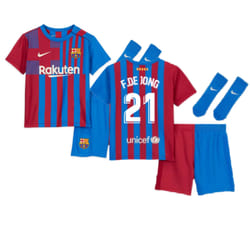 2021-2022 Barcelona Vapor Match Home Shirt (F.DE JONG 21) - XXL
