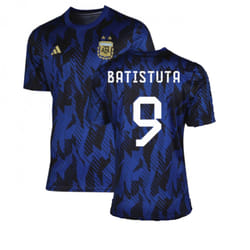 2022-2023 Argentina Pre-Match Shirt (Blue) (BATISTUTA 9) - 3XL