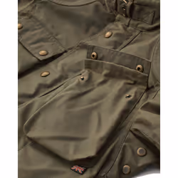 Belstaff Trialmaster Motorcycle Wax Jacket, green, Size XL for Men