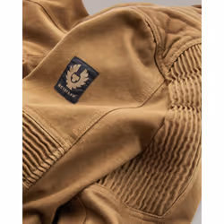 Belstaff Outrider Motorcycle Textile Jacket, green-brown, Size M for Men