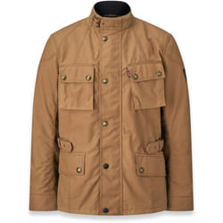 Belstaff Crosby waterproof Motorcycle Wax Jacket, beige, Size XL for Men
