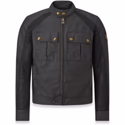 Belstaff Temple Motorcycle Wax Jacket, black, Size L for Men