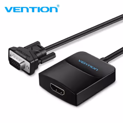 Vention VGA to HDMI Adapter With Audio Support 1080P for PC Laptop to HDTV Projector Video Audio Converter