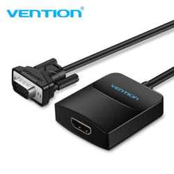 Vention VGA to HDMI Adapter With Audio Support 1080P for PC Laptop to HDTV Projector Video Audio Converter
