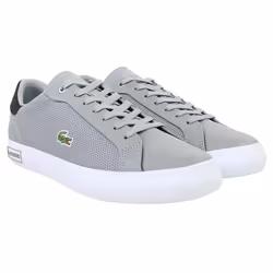 Lacoste Power Court 2.0 Men's Trainers Grey/Black - UK 10.5