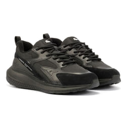 ) Lacoste L003 Evo Men's Black Trainers - Black, 7 (Adults'
