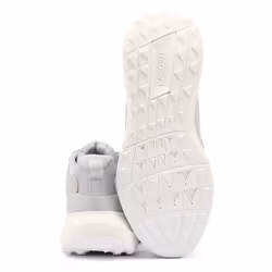 ) Lacoste L003 Evo Men's Grey/White Trainers - Grey, 9 (Adults'