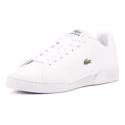 ) Lacoste Carnaby Cup Leather Men's White Trainers - White, 7 (Adults'