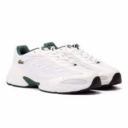 ) Lacoste Storm 96 2K Lite Men's White/Green Trainers - White, 9 (Adults'
