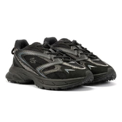 ) Lacoste L003 Neo Shot Men's Black Trainers - Black, 8 (Adults'