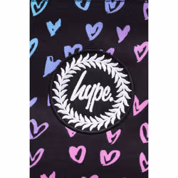 HYPE Unisex Scribble Heart Pink Crest Lunchbox