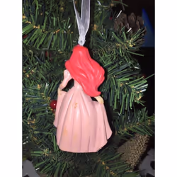 Princess The Little Mermaid ARIEL in Pink dress gown Custom Christmas