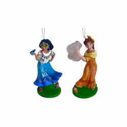 Encanto Pepa Madrigal & Mirabel PVC Ornament Set Figure Figurine 4