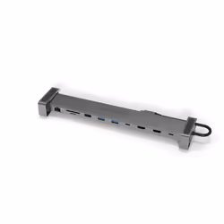 Origin Storage Travel Dock USB C 10in1 with dual HDMI 4k 60HZ with Power Delivery Docking USB 3.2 Gen 2 (3.1 Gen 2) Type-C Grey - Additional view 4