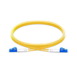 Origin Storage LC-LC OS2 Fibre Patch Cable Singlemode Duplex Yellow 3m