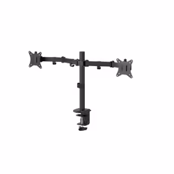Origin Storage Basic Dual Monitor Arm with VESA 75x75 and 100x100, Clamp/Grommet, 9 kg, 43.2 cm (17"), 81.3 cm (32"), 100 x 1 ...