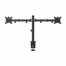 Origin Storage Basic Dual Monitor Arm with VESA 75x75 and 100x100 81.3 cm (32") Desk Black