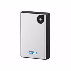 Origin Storage Origin Portable Laptop Power Bank, 20000 mAh, Lithium-Ion (Li-Ion), Silver