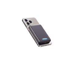 Origin Storage Origin Ultra-Thin Mini Wireless Power Bank, 10000 mAh, Lithium Polymer (LiPo), Black